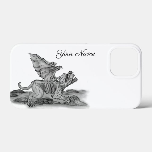 Funda De Case-Mate Para iPhone Golem Gargoyle (Reverso (Horizontal))