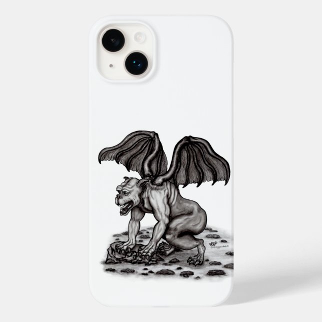 Funda De Case-Mate Para iPhone Golem Gargoyle (Reverso )