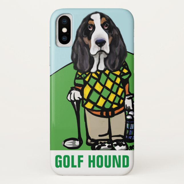 FUNDA DE Case-Mate PARA iPhone GOLF HOUND (Reverso)