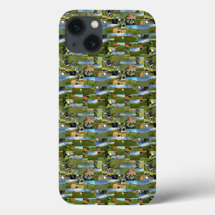 Funda Para iPhone 13 Golf, Photo Collarge,