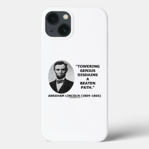 Funda Para iPhone 13 Golpean a Abraham Lincoln Todopoderoso genio de lo