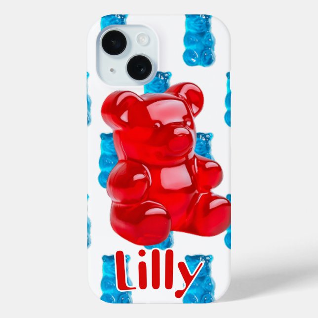 Funda De Case-Mate Para iPhone Gominola de Gelatina  (Reverso )