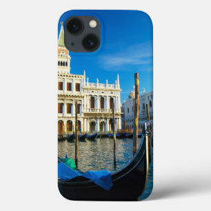 Funda Para iPhone 13 Góndolas en el Gran Canal cerca del Palacio Ducal