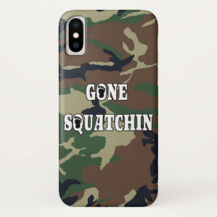 FUNDA PARA iPhone X GONE SQUATCHIN