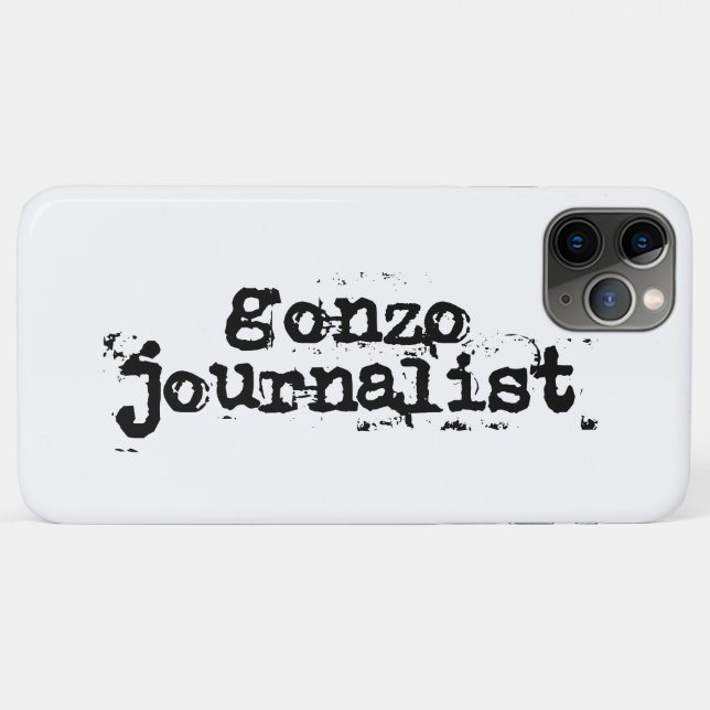 Funda De Case-Mate Para iPhone Gonzo Journalist (Reverso (horizontal))