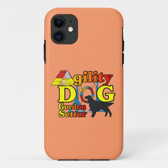 Funda De Case-Mate Para iPhone Gordon Setter Agility (Reverso)