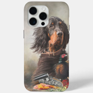 Funda Para iPhone 15 Pro Max Gordon Setters , Pasión por las Aves , Arte