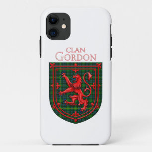 Funda Para iPhone 11 Gordon Tartan Scottish Plaid Lion Rampant