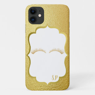 Funda Para iPhone 11 Gorgoso trendy Gold, blanco fingido azota