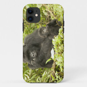 Funda Para iPhone 11 Gorila de la montaña, Gorilla beringei (anteriorme