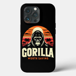 Funda Para iPhone 13 Pro Gorilas que vale la pena salvar la vida salvaje