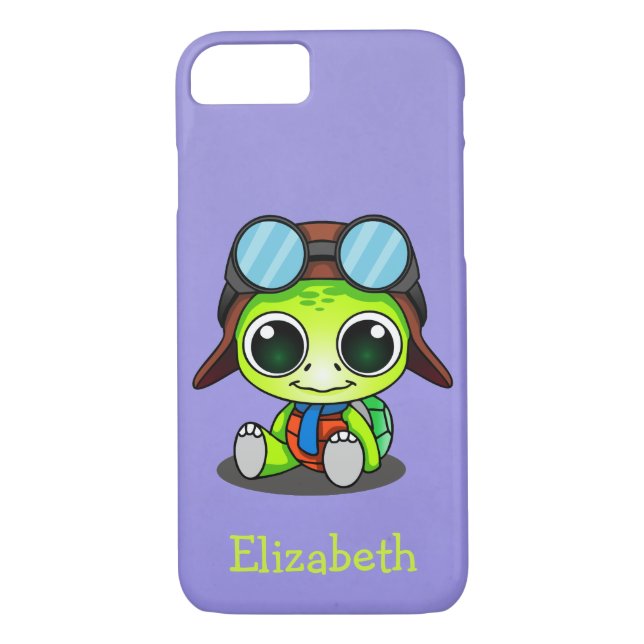 Funda De Case-Mate Para iPhone Gorra Cute Chibi Personalizada (Reverso)