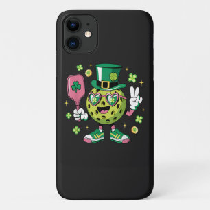 Funda Para iPhone 11 Gorra Lucky Pickleball Trebol Irlandés