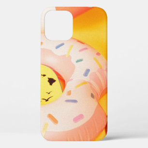 Funda Para iPhone 12 Gorra solar pardo cerca del flotador