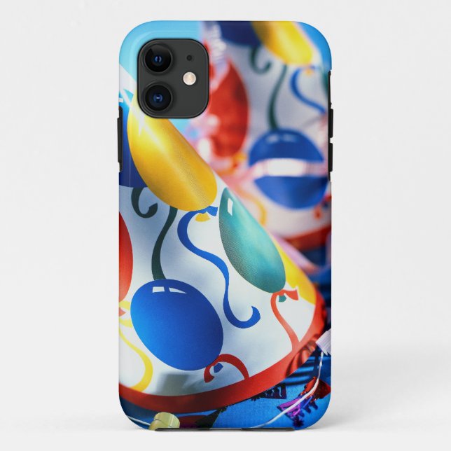 Funda De Case-Mate Para iPhone Gorras del fiesta (Reverso)