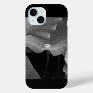 Funda Para iPhone 15 Gotas de agua aterrizando en hojas de loto