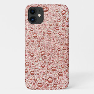 Funda Para iPhone 11 gotas de agua de naranja melocotón