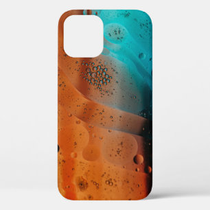Funda Para iPhone 12 Gotas de agua en el panel de vidrio