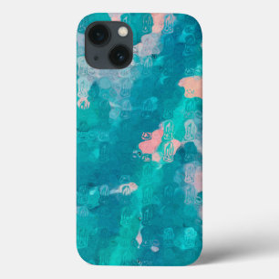 Funda Para iPhone 13 Gotas de lluvia abstracto