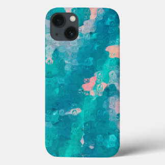 Funda Para iPhone 13 Gotas de lluvia abstracto