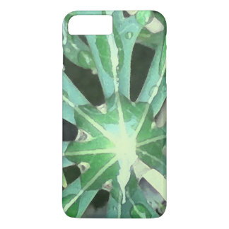 Funda Para iPhone 8 Plus/7 Plus Gotas de lluvia en hojas