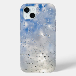 Funda Para iPhone 15 Mini Gotas De Lluvia En La Ventana