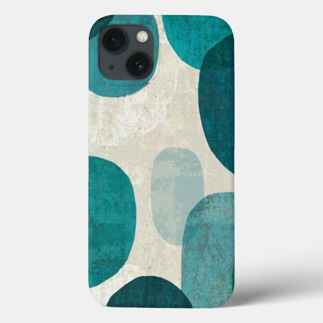 Funda De Case-Mate Para iPhone Goteos azules (Reverso)