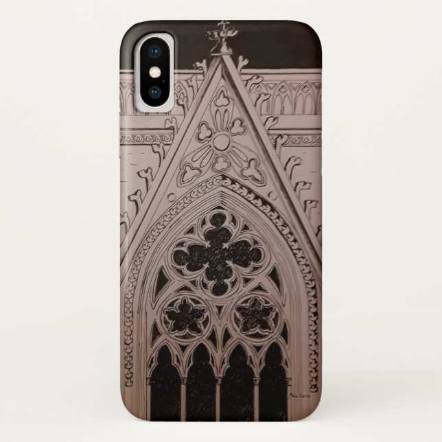 Funda De Case-Mate Para iPhone Gothic façade iPhone / iPad case (Reverso)