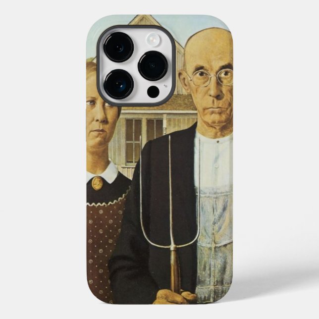Funda De Case-Mate Para iPhone Gótico americano (Reverso )