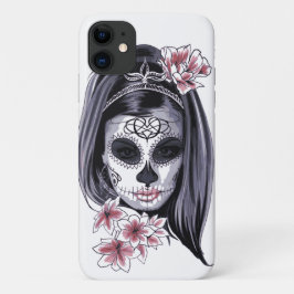 Funda Para iPhone 11 Gótico Candy Skeleton Chica