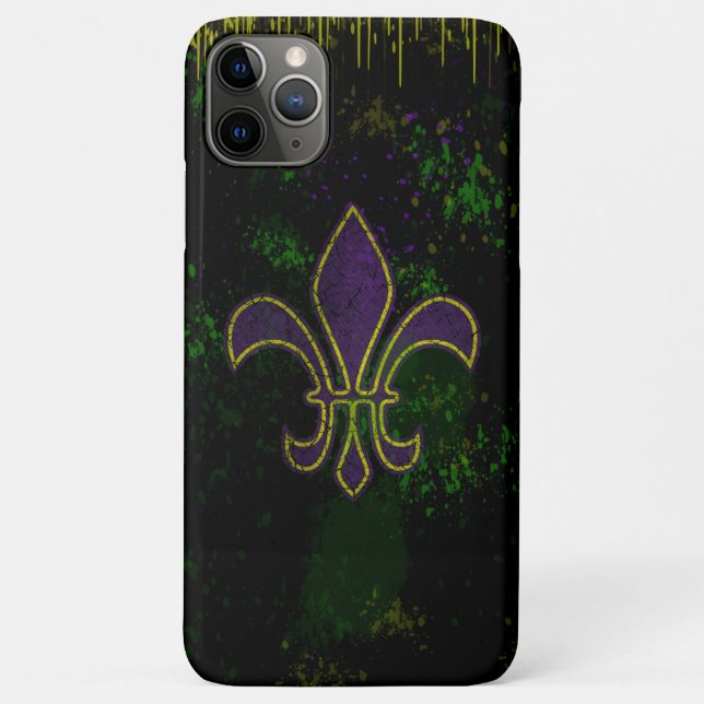 Funda De Case-Mate Para iPhone Gótico Grunge Mardi Gras (Reverso)