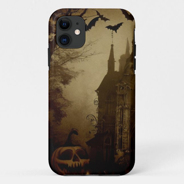 Funda De Case-Mate Para iPhone Gótico/Halloween/otoño/calabaza (Reverso)