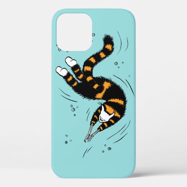 Funda De Case-Mate Para iPhone Gótico Pastel Natación Cat Skeleton (Reverso )