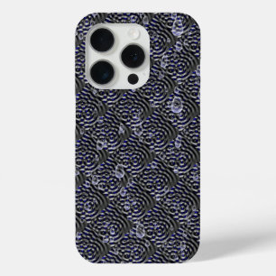 Funda Para iPhone 15 Pro Gotitas de lluvia en metal