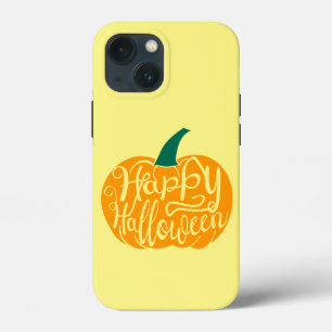 Funda Para iPhone 13 Mini Grabación feliz de Halloween con calabaza tallada