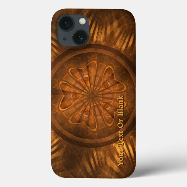 Funda De Case-Mate Para iPhone Grabado de madera (Reverso)