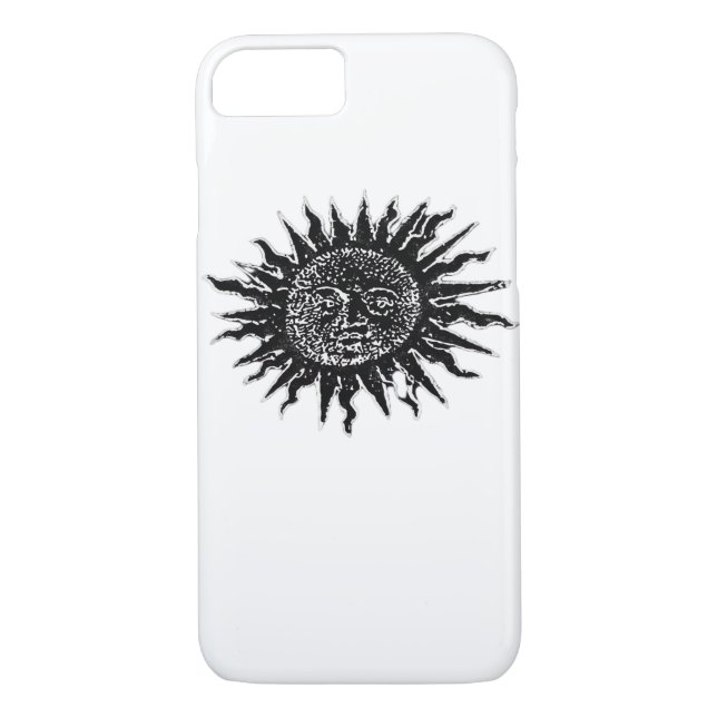 Funda De Case-Mate Para iPhone Grabado solar medieval - Estética de Whimsigoth -  (Reverso)