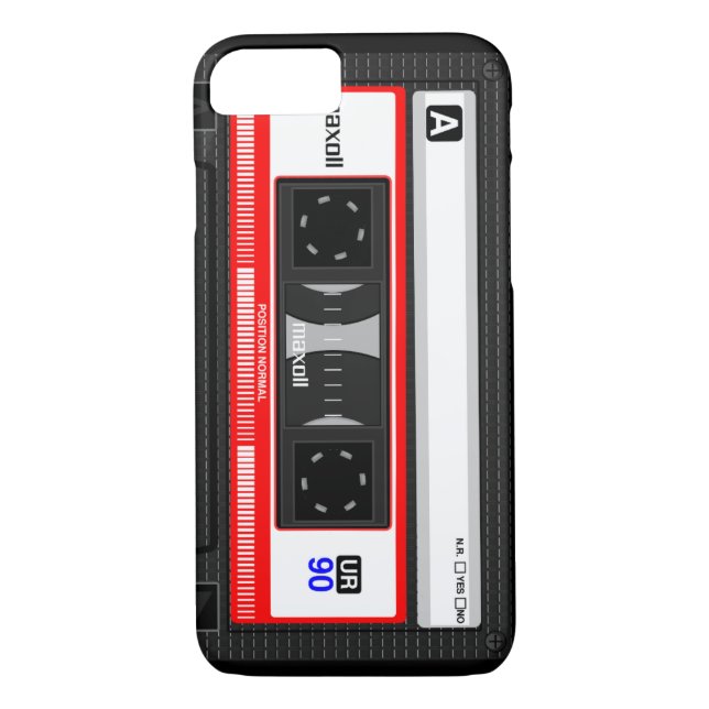 Funda De Case-Mate Para iPhone Grabador de cassette (Reverso)