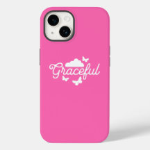 Graceto - Estuche para teléfono rosa