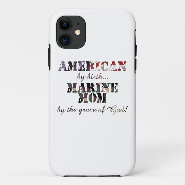 Funda De Case-Mate Para iPhone Gracia de Dios marina de la mamá (Reverso)