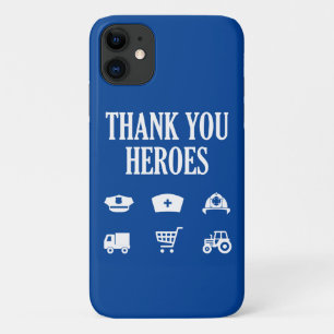 Funda Para iPhone 11 Gracias Héroes   Primeras respuestas