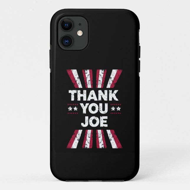 Funda De Case-Mate Para iPhone Gracias Joe Presidente Biden (Reverso)