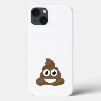 Funda Para iPhone 13 Graciosa Emoji de Cute Poop