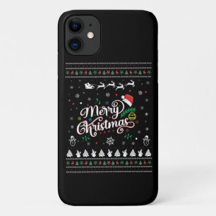 Funda Para iPhone 11 Graciosa Feliz Navidad
