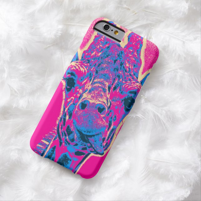 Funda De Case-Mate Para iPhone Graciosa jirafa sacando su lengua (In Situ)