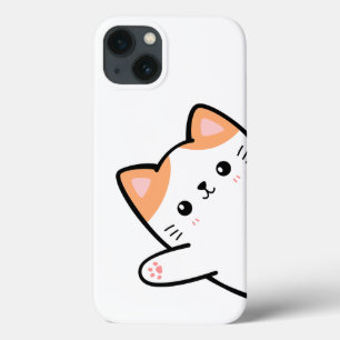 Funda Para iPhone 13 Gracioso gato