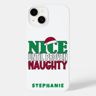 Funda Para iPhone 14 De Case-Mate Gracioso hasta el Chiste de Navidades traviesos
