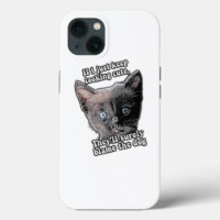Gracioso meme de gatos enojado para propietarios d