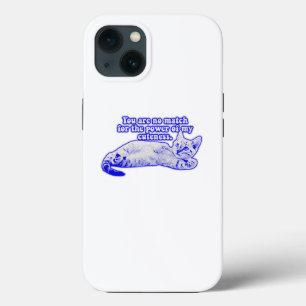 Funda Para iPhone 13 Gracioso meme de gatos gruñón para los amantes de 