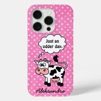 title_seo2 Gracioso Personalizado Vaca Punto Polka Rosa Perso